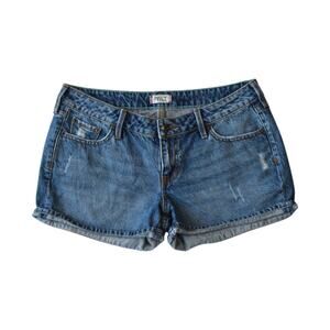 Tilt Y2K Denim Shorts Size 9 Juniors (Women's 6) – Distressed Blue Jean Cutoffs